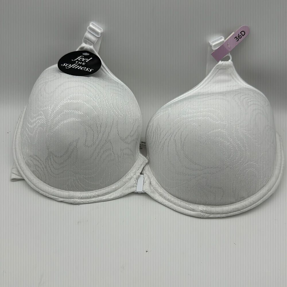 BALI FRONT Fasten White Bra Size 36D